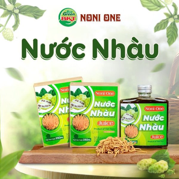 sử dụng nước nhàu gừng, đau nhức xương khớp, giãn tĩnh mạch, nước nhàu, tiêu hóa, giấc ngủ, noni one, bkt green