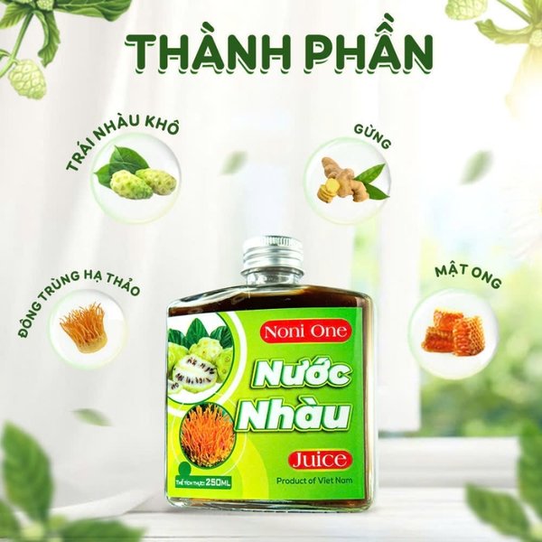 Đau nhức xương khớp, giãn tĩnh mạch, nước nhàu, noni one, bkt green